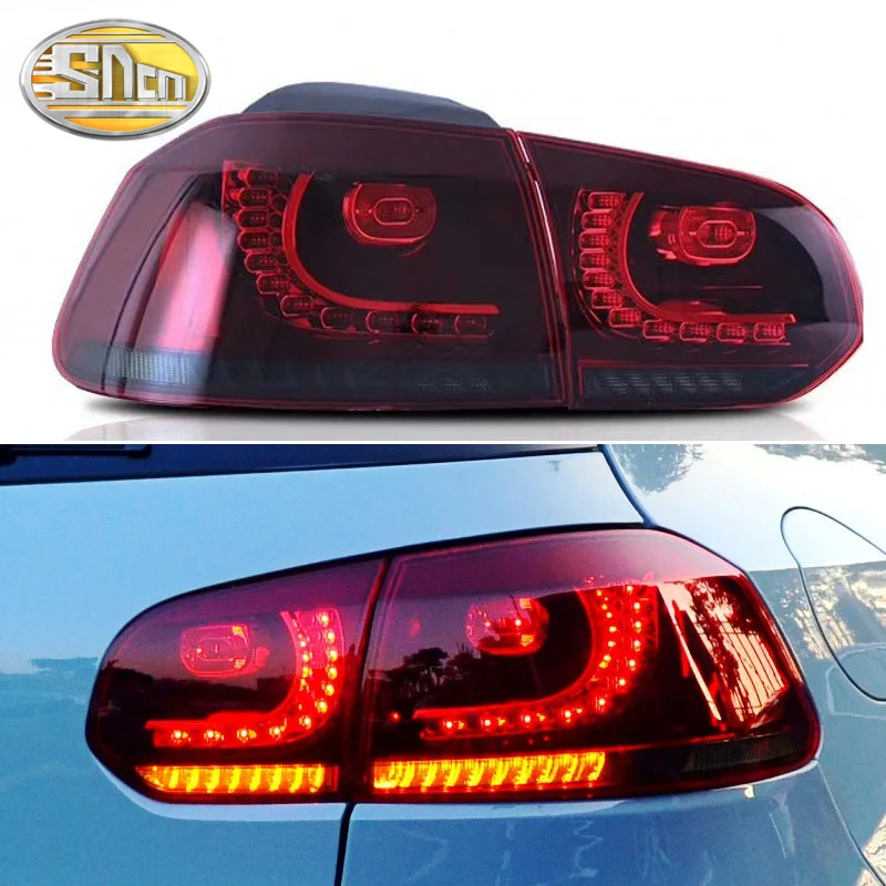  Rear Fog Lamp + Brake Light + Reverse + Dynamic Turn Signal Car LED Tail Light Taillight For Volksw - 33009042546