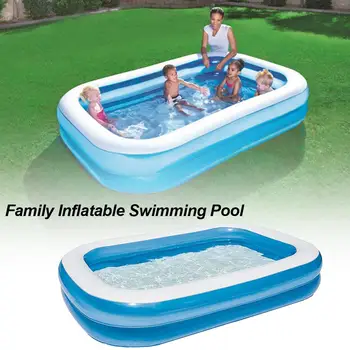

Kids Inflatable Pool High Quality Children's Home Use Paddling Pool Large Size Inflatable Square Swimming Pool For Baby Kids