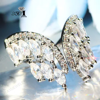 

YaYI Jewelry Princess Cut 13 CT White Zircon Silver Color Engagement Rings wedding Heart Rings Girls Party adjustable Rings