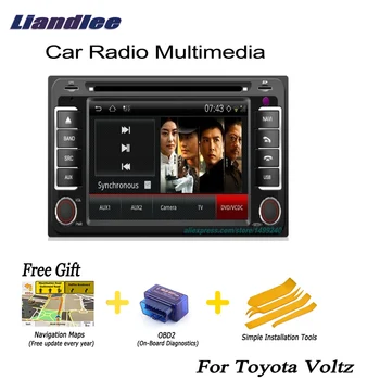 

Liandlee For Toyota Voltz 2002~2004 2 din Car Android GPS Navi Navigation Radio CD DVD Player Maps Audio Video Stereo OBD2 TV