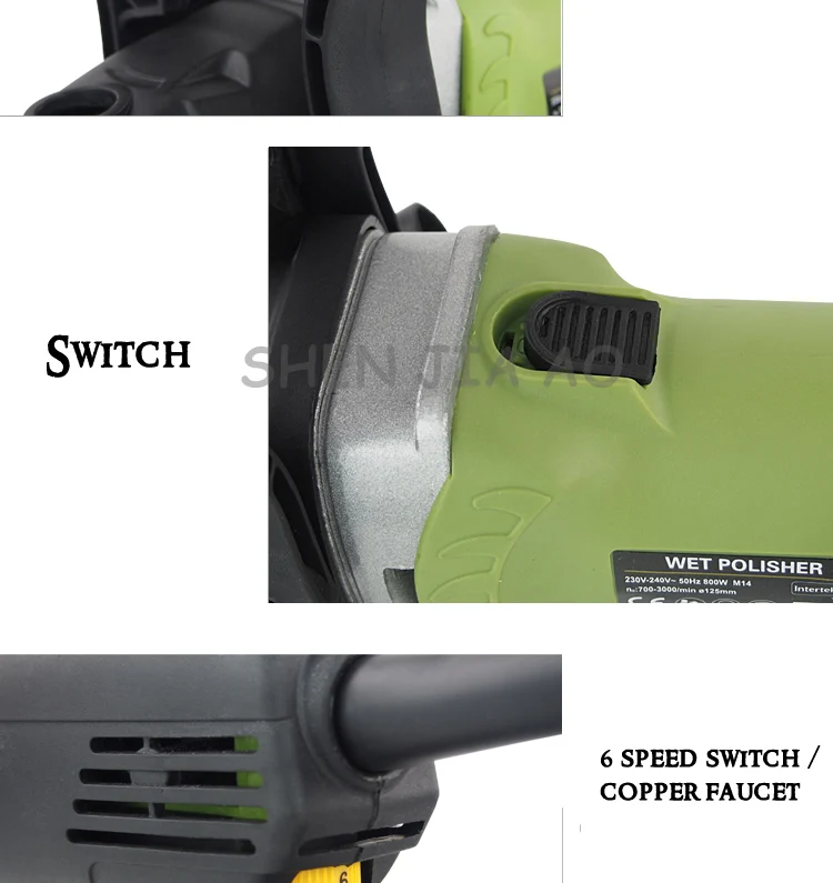 110/220V 800W Hand-Held Water Injection Stone Polisher Machine Water Injection T