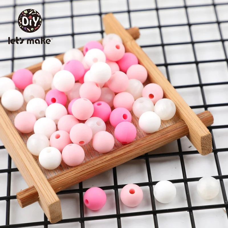 Silicone Teething Beads 9mm 50pc teething toys silicone teething toys baby teething toys silicone teether silicone teething beads