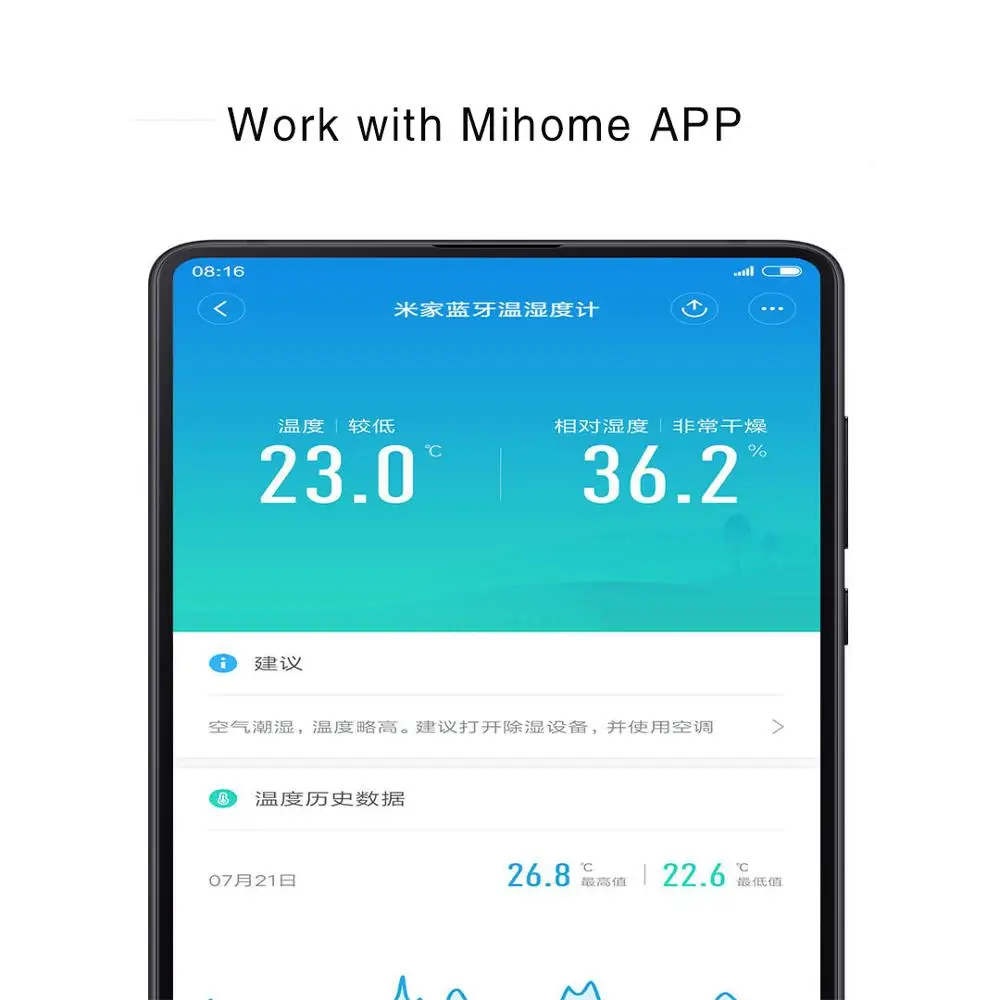 XIAOMI MIJIA термометр Bluetooth гигрометр умный датчик влажности Измеритель влажности ЖК-экран цифровой термометр приложение Mihome