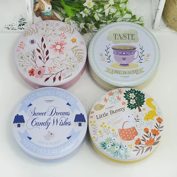 

Candy Cookie Box Rose Tea Pot Tin Storage Boxes Festive Party Favors Packing Box