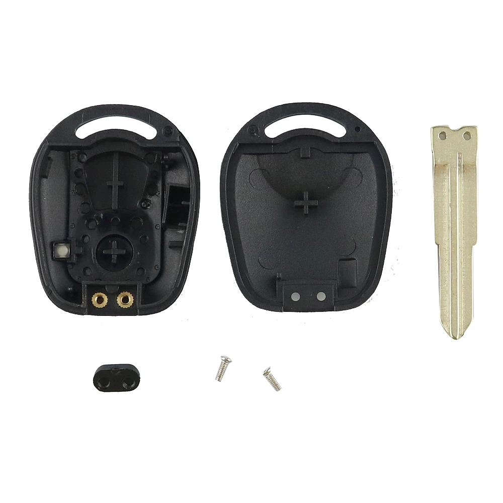Car Key Shell Case For Ssangyong Actyon Kyron Rexton Remote Control 2 Button Blade Smart Car Key