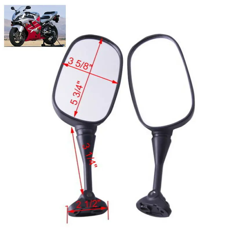 Мотоциклетные зеркала заднего вида для HONDA CBR600 CBR 600 F4 1999 2000 F4I 2001 2002 CBR919 CBR900|Боковые