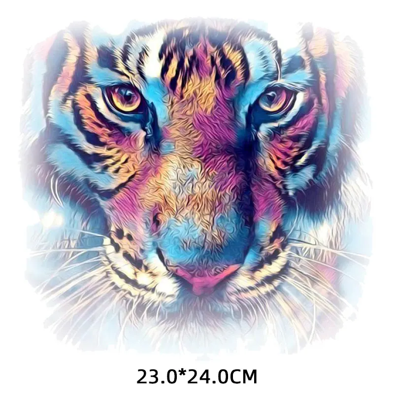 TIGER PATCHES ON CLOTHES