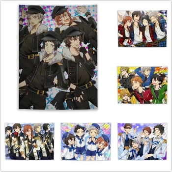 

Bungou Stray Dogs x Ensemble Stars Tapestry Art Wall Hanging Sofa Table Bed Cover Home Decor Dorm Gift
