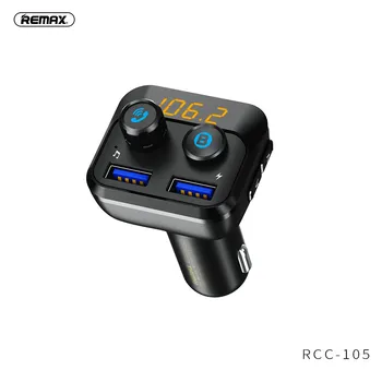 Baseusためのiphoneの携帯電話ハンズフリーfmトランスミッターbluetoothカーキット液晶MP3 プレーヤーデュアルusb自動車電話充電器