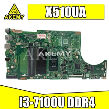 

Akemy X510UA For Asus X510U X510UN X510UR X510URR X510UQ Laotop Mainboard X510UA Motherboard W/ I3-7100U CPU DDR4