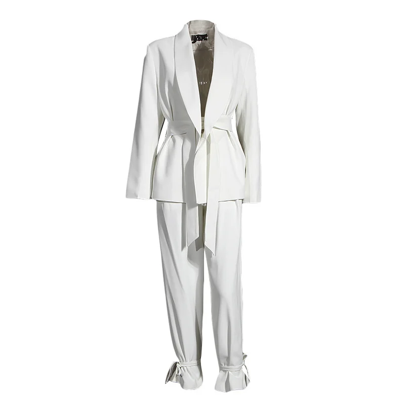 Manteau,blazer ?�l?�gant pour femme, col crant?�, manches longues, taille haute, Patchwork 