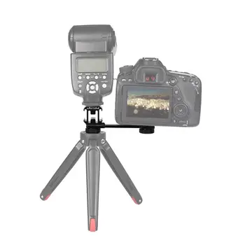 

1Set Triple Hot Shoe Mount Adapter Extension Bracket Holder for Zhiyun Smooth 4