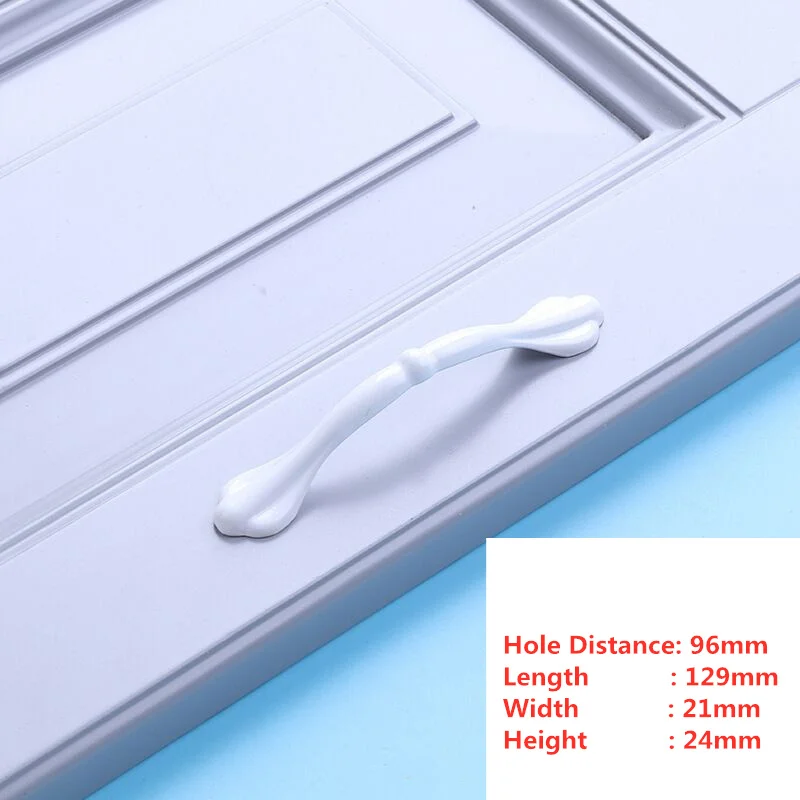 Simplicity Fuji White Kitchen and Furniture Handles