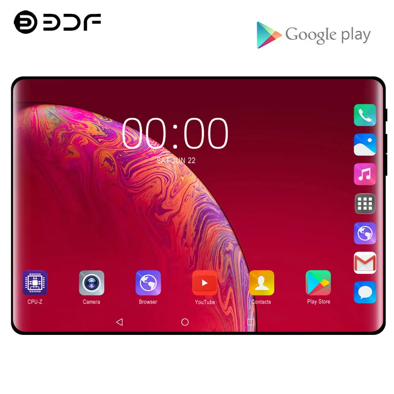 Update10.1 inch Tablet PC 3G/4G Phone Call 8GB/128GB Dual SIM Dual Camera Android 9.0 Ten Core Card Wi-Fi Bluetoot FM Tablet