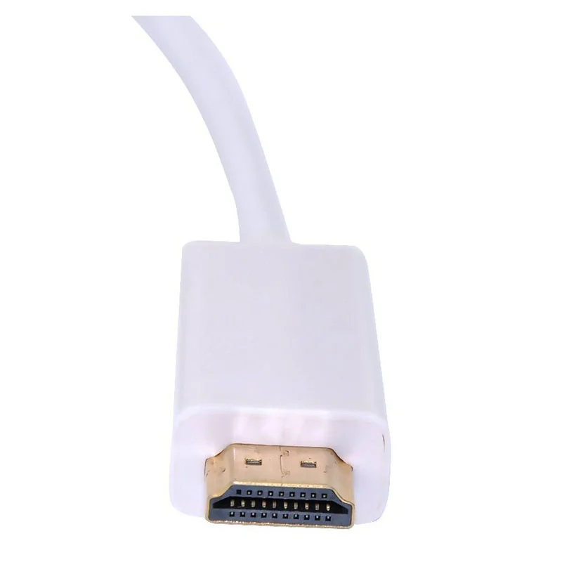 Мини-порт изображения к HDMI кабель адаптер Белый-так порт аудио для Apple iMac-3 м длиной