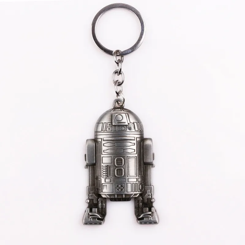 Брелок из фильма Звездные войны металлический 3d-брелок R2D2 для мужчин и женщин