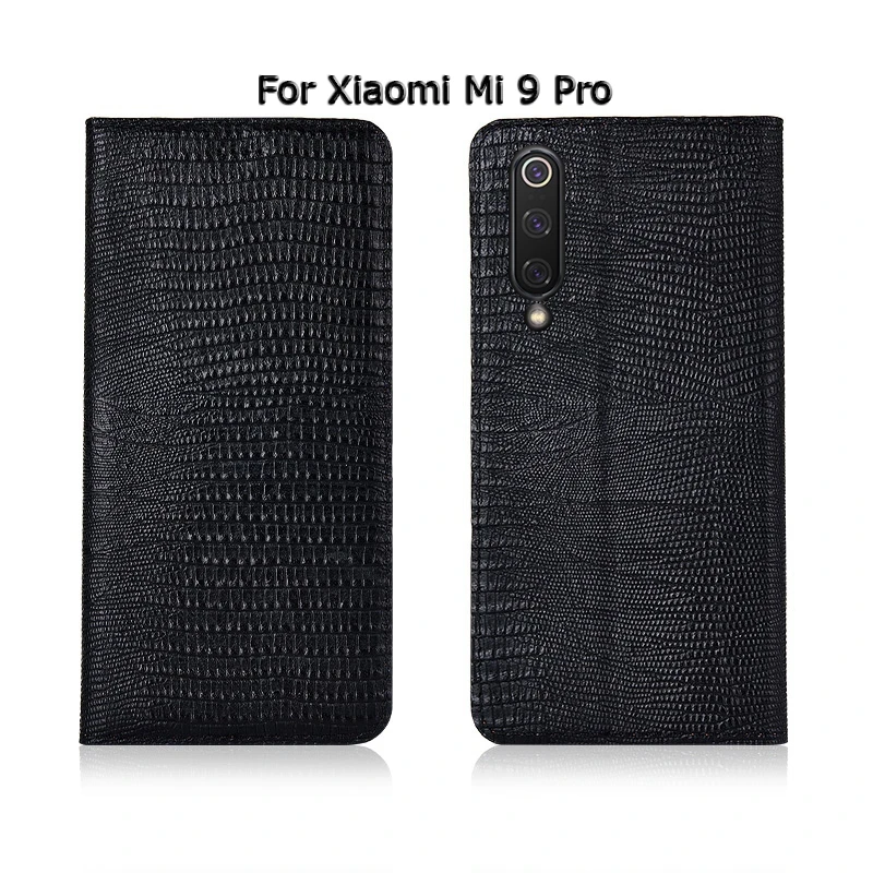 Флип-кейс Lizard из натуральной коровьей кожи для Xiaomi mi 9 mi 9 9S Se Lite Pro, чехол-подставка для Xiaomi mi 9 9S Pro
