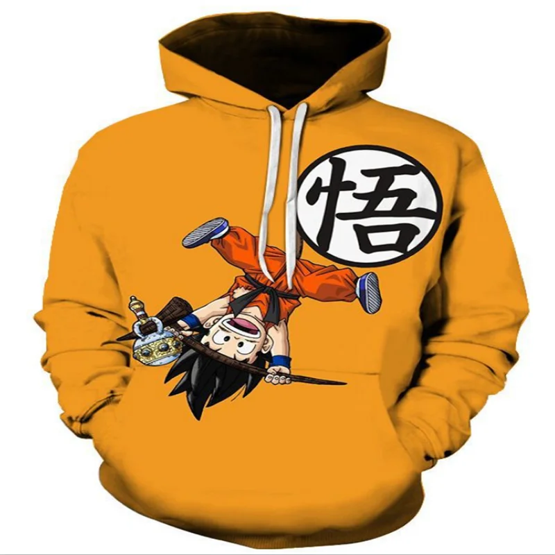 3D Dragon Ball Z Детская толстовка с Гоку для мужчин Супер saiyans Толстовка DBZ Vegeta Повседневный пуловер для мужчин и wo мужчин забавная толстовка с капюшоном