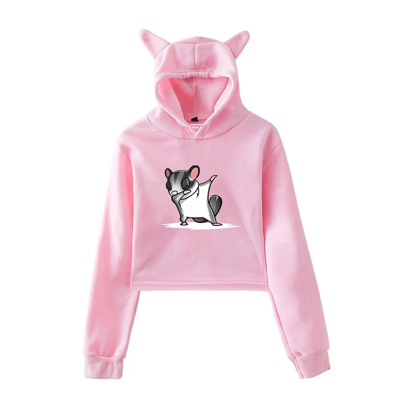 Kawaii Hoodie 11 Новые женские толстовки с капюшоном, толстовки с принтом милых медведей, теплая толстовка с ушками, осенне-зимняя повседневная толстовка, пуловеры, пальто - Цвет: Kawaii Hoodie 11