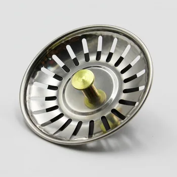 

DHL 1000pcs Stainless Steel Kitchen sink Strainer Stopper Waste Plug Sink Filter filter bathroom hair catcher