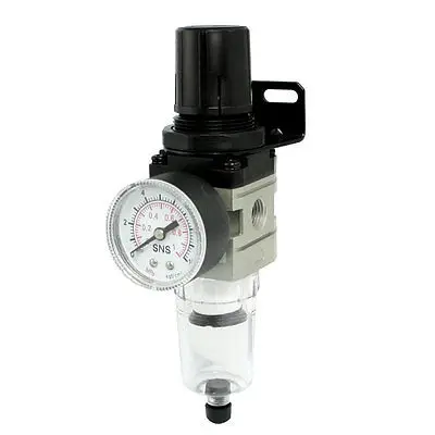 

AW2000-02 0-1.0MPa Gauge Air Filter Regulator Combo Unit
