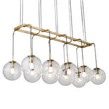 

Postmodern Non-Intelligent Glass Bubble Art Decoration Luxury Modern Pendant Light Chandelier Light Fixture Pendant Glass Lamp