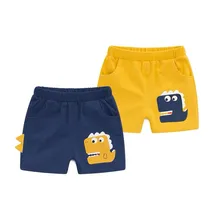 Детская верхняя одежда, шорты Летняя одежда повседневные штаны для мальчиков тонкие летние брюки для малышей 2 маленький гусеничный трактор для детей