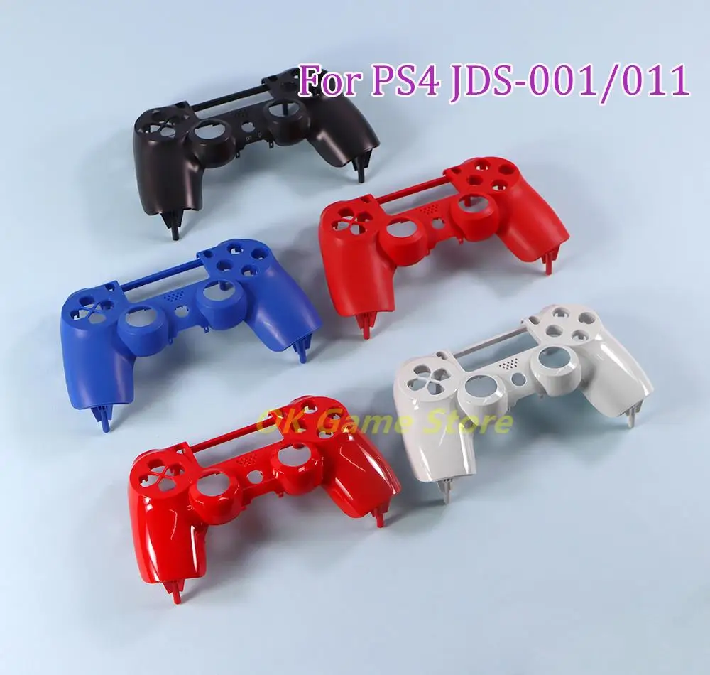 

30pcs Plastic Front Protective Shell case For PS4 JDS 001 011 JDM 001 shell Top Front Housing Wireless for ps4