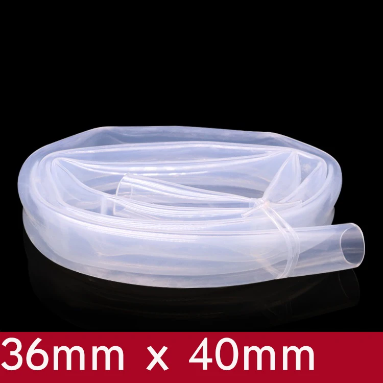 sourcingmap® 10mm x 13mm Tubo de silicona translúcida DIY del tubo flexible de 1 metros de longitud 