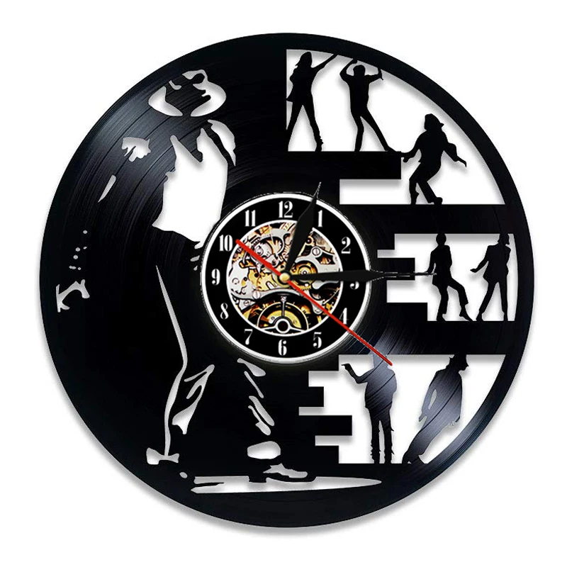 Iconic Michael Jackson Thriller vinyl record wall clock Unique Xmas Gift 