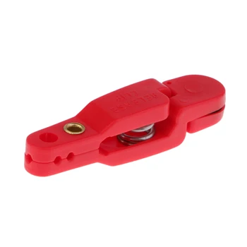 

Line Release, 7 pcs Spring Snap Quick Release Clip for Weight Planer Board Outrigger Downrigger Power Grip Tackle Weight Clip