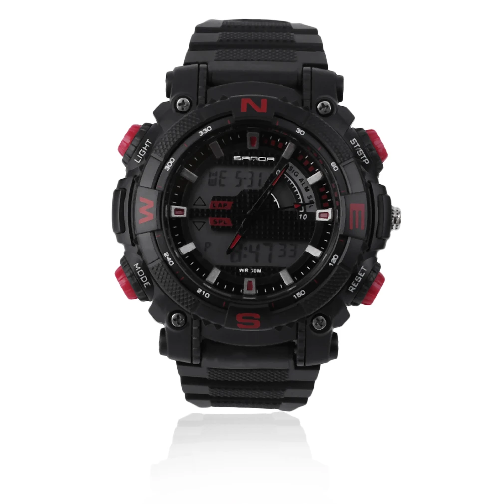 

Outdoor Sport Watch Luminous LED Digital Electronic Watch Waterproof Quartz Wristwatch Alarm Military Watches