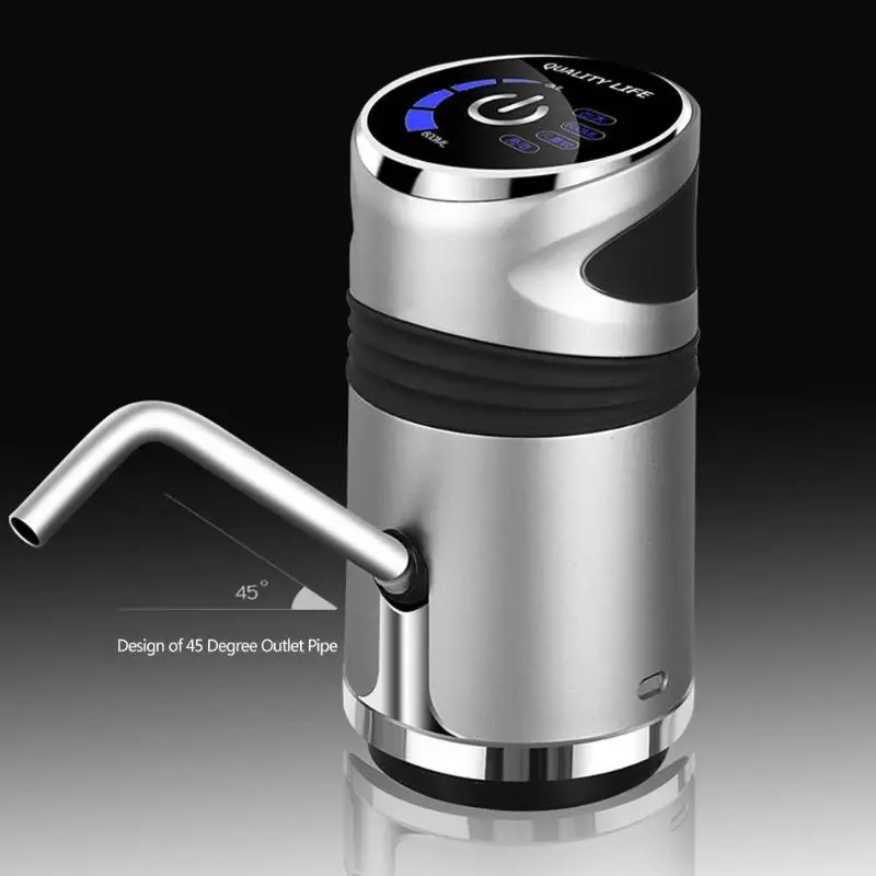 Practical Smart Wireless Electric Water Dispenser Portable Drinking Bottle Touch Switch Save Your Time and Energy& Convenience