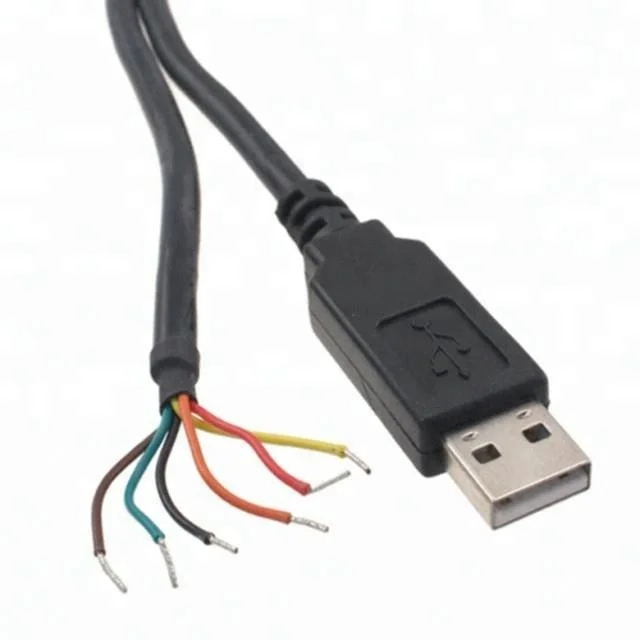 FTDI Chip USB-シリアルTTLコンバータケーブル 黒 1.8m TTL-232R-3V3