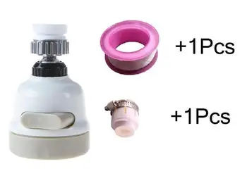 

Faucet Flexible Kitchen Tap Aerator Water Nozzle Saving Faucet Filter Adapter Spray Head Kitchen Faucet Extender 15-29mm
