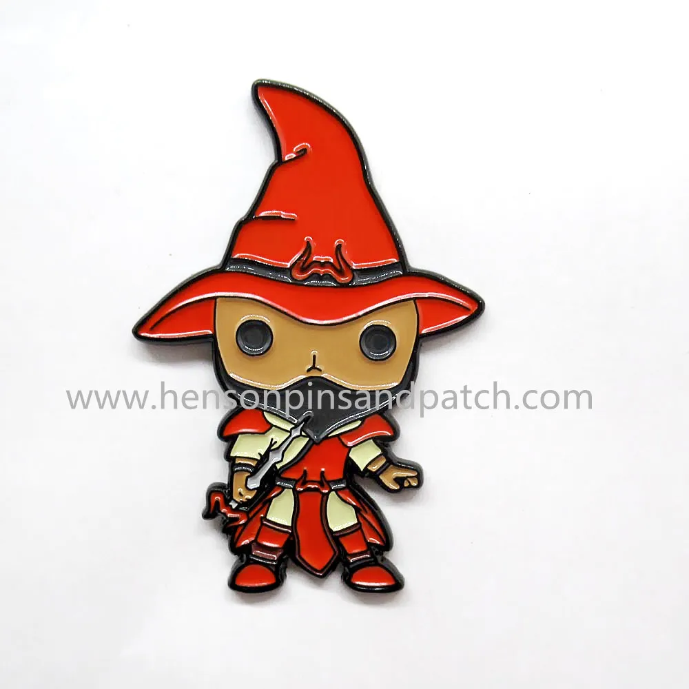 

Custom metal soft enamel magician lapel pin