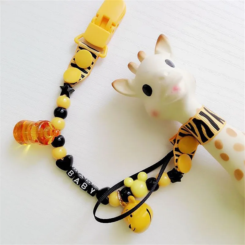 New Baby Boys Girls Pacifier Clips 11 Styles Baby Cartoon Pacifier Clip Chain Newborn Pacifier Chain Clip Holder Nipple Feeding|Pacifier| - AliExpress