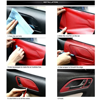 

100x40CM Car Sticker Accessories Decoration Center console Door handle