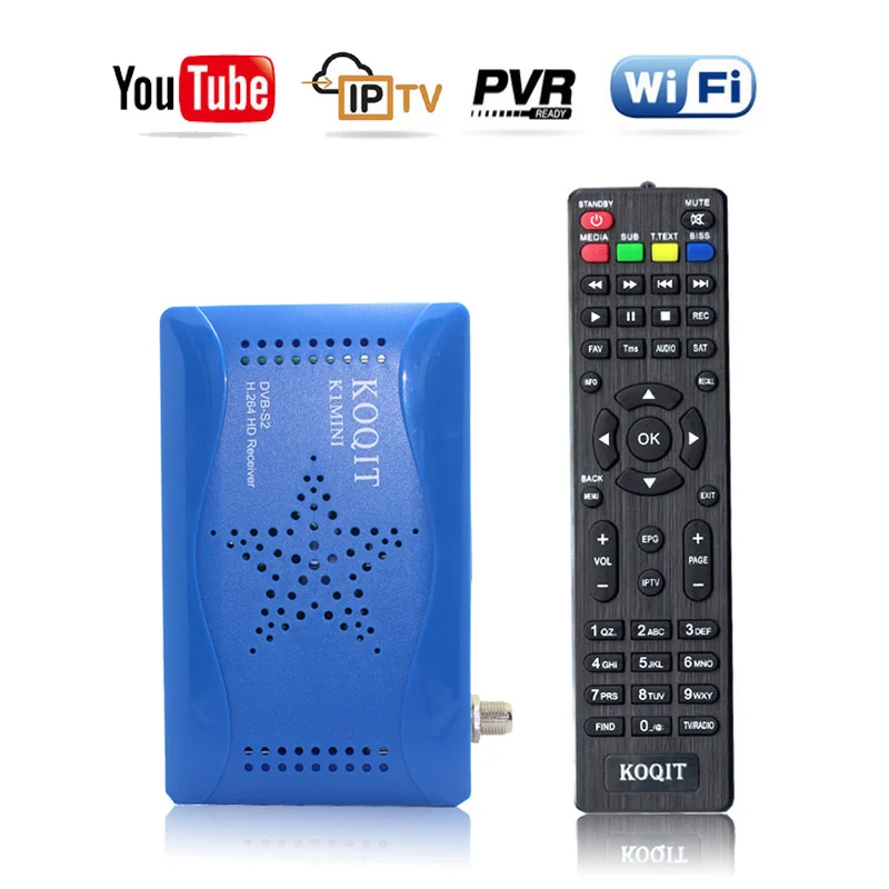 

FTA internet DVB-S2 Decoder tuner Digital TV Box Receptor Satellite Receiver Satellite Finder Youtube Cccam/Biss Key/VU IPTV m3u