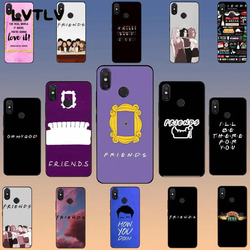 LVTLV друзья телевидение ТПУ Мягкий силиконовый чехол для телефона Xiaomi 8 9 se 5X Redmi 6pro