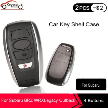 

KEYECU Replacement 3+1 / 4 Buttons Smart Remote Car Key Shell for Subaru BRZ, WRX STI, Legacy, Outback, XV Crosstrek
