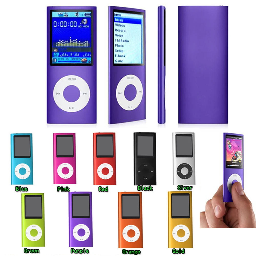 Новый 1 8 дюймовый портативный mp3 плеер 16 ГБ 32 с музыкальным проигрыванием fm радио
