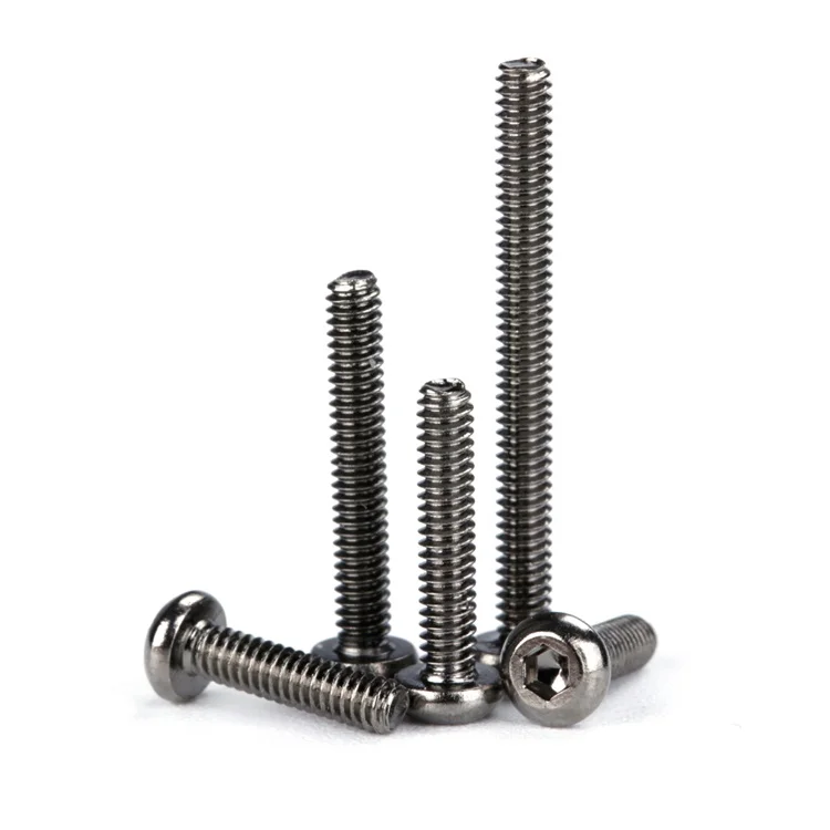 20PCS 10.9 Nickel Plated Semicircular Head Inner Hexagon M2 Screws for RC Drone FPV Racing Freestyle Frame Kits Model Tools 10