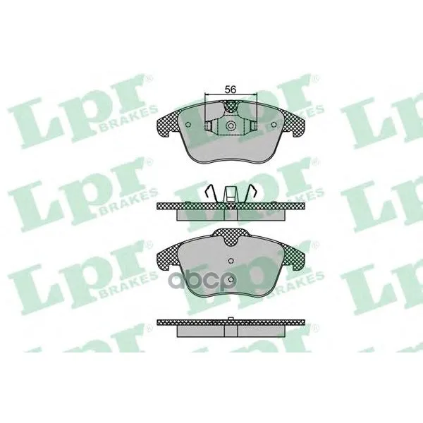 Колодки Тормозные Citroen C5 1.6-2.0 08- Передние Без Датч. Lpr 05p1486 Lpr арт. 05P1486