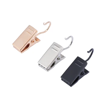 

20Pcs/Set Window Shower Metal Crocodile Clip Durable Curtain Hook Clips Stainless Steel Curtain Rings Clamps Accessories