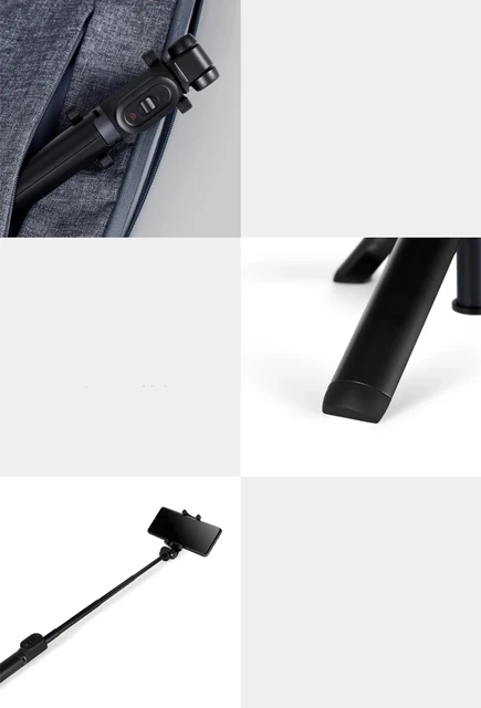 Xiaomi-trípode Mi Zoom para selfies, palo con control remoto, plegable,  extensible, compatible con Bluetooth, para Android, giratorio de 360 ° -  AliExpress