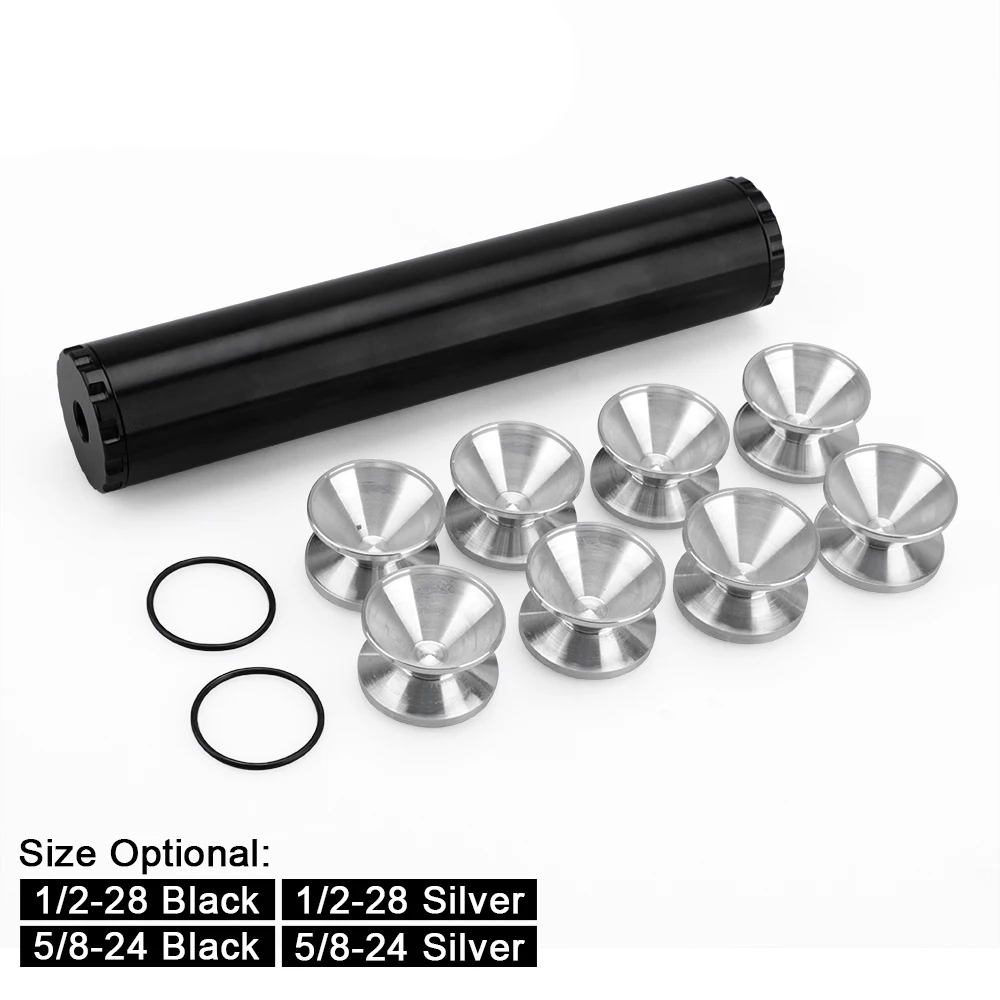

Car 5/8-24 1/2-28 Fuel Filter + 8 Pcs D Cell Storage Cups Fuel Filter For NaPa 4003 WIX 24003 Car Solvent Only For Car