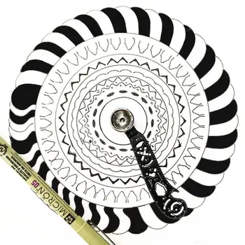 

Magnet Multifunction Drawing Tool Ruler Scale Drawing Compass Opener Creative Pattern Measuring Ruler for Designers Artists