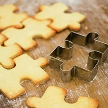 5 шт. Рождество в форме печенья Нержавеющая сталь DIY Форма для