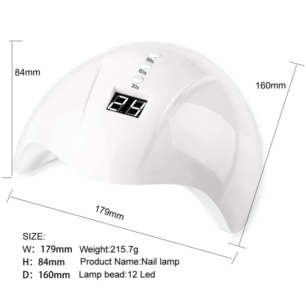 Лампа для сушки ногтей с умным сенсором, УФ-лампа, отверждающий светильник, инструменты для дизайна ногтей, сушилка для лака, светодиодный светильник для ногтей с вилкой EU/US, лампа для маникюра